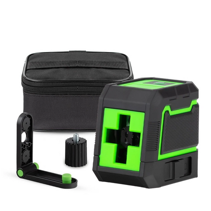 Green Beam Cross Line Laser Level Self Leveling Home DIY Level Water Resist IP54