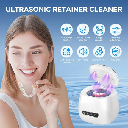 Ultrasonic UV Cleaner for Dentures Aligner Retainer Dental Cleaning Machine