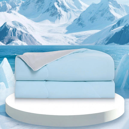 Cooling Comforter Soft Breathable Blanket, Cool Touch Fabric Quilt for Hot Sleepers