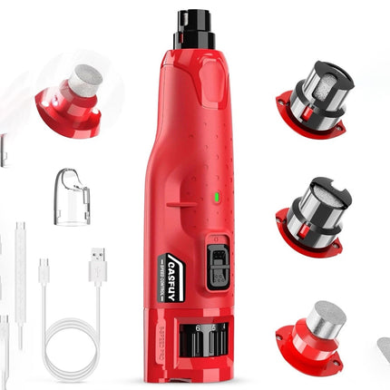 Dog Nail Grinder Quiet - (45db) 6-Speed Pet Nail Grinder with 2 LED Lights for L