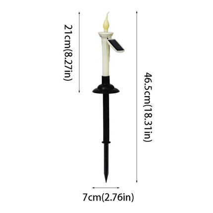 4PCS Solar Candle Light Led Candles Flameless Outdoor Garden Light Garden Home Decor
