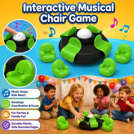 Beat Slap Board Game Set For Family Party With Light Sound Host And 4 Mini Sofas