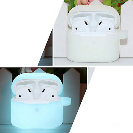 Apple AirPods 3rd generation Case 3rd Gen Luminous Silicone Protective Cover White