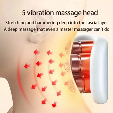 4D Head Cervical Spine Massage Body Pain Relief Electric Neck Shoulder Massager
