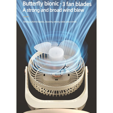 Portable Wireless Table Fan Mini Wireless Desk Fan Small Quiet Personal Cooler