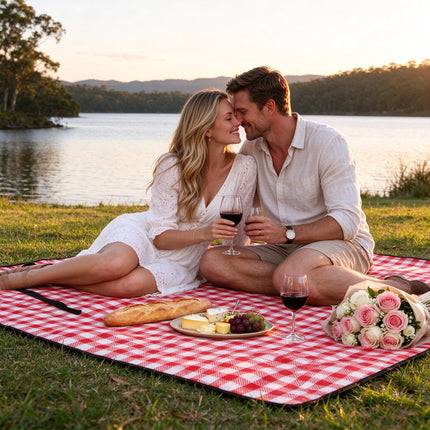 Large Water Resistant Picnic Blanket 200x200cm Foldable Outdoor Camping Beach Mat
