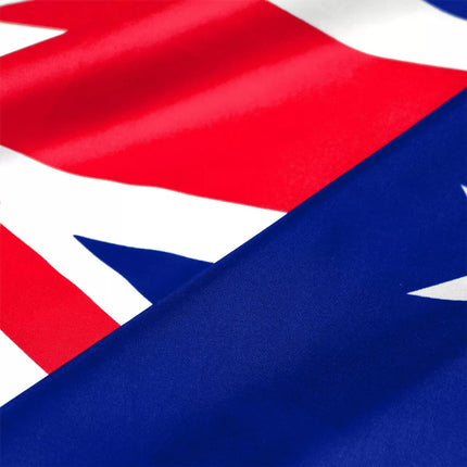 2Pcs Large Australian Aussie Flag Australia Anzac Day Oz Heavy Duty Outdoor 90x150cm