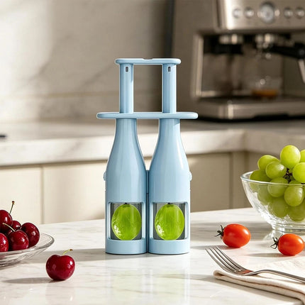 Double Grape Cherry Slicer Cutter Tool Auxiliary Kitchen Food Vegetable Fruit