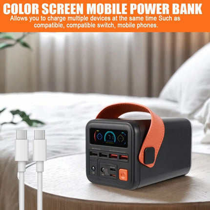 60000mAh Bank Power 36W PD QC Fast Charging for phone Outdoor Camping Power Supp