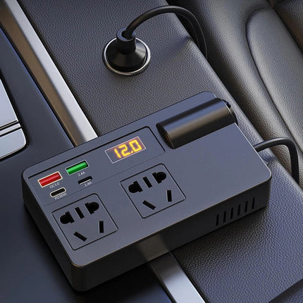 Car Power Inverter 12V to 240V Converter 200W With 4USB Phone Charger 200W