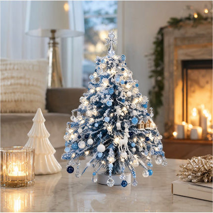 DIY Beaded Winter Magic Christmas Tree Kit, Handmade Colorful Bead Ornament Making Set