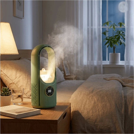 USB Spray Fan Desktop Air Cooler 6-Speed Portable Cooling Fan