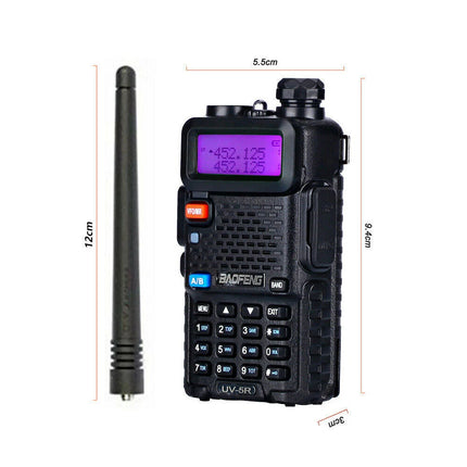 LCD Long Range UHF with Headsets USB Rechargeable