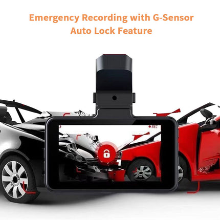 AZDOME M17 Pro Dash Cam Voice Activated Front Rear Wifi 64GB Card Loop Recording