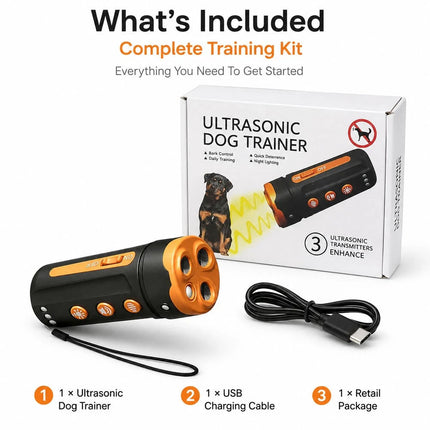 Outdoor Anti Bark Device Ultrasonic Dog Barking Control Stop Repeller Trainer