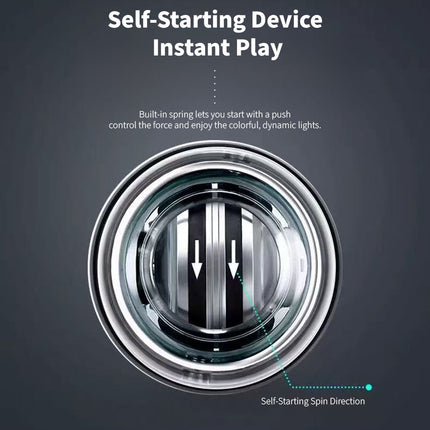 GYRO BALL Forearm Wrist Arm Exercise Gyroscopic Ball LED High Quality