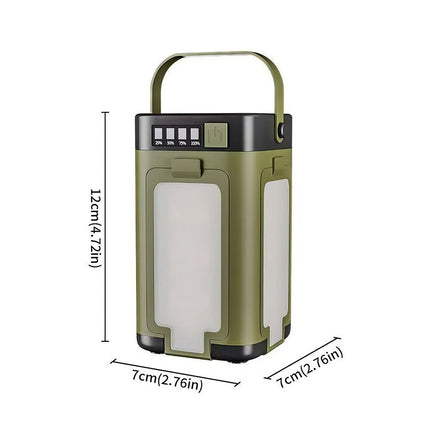 Solar Outdoor Portable Camping Light Solar Charging Foldable 2000mah Tent Light