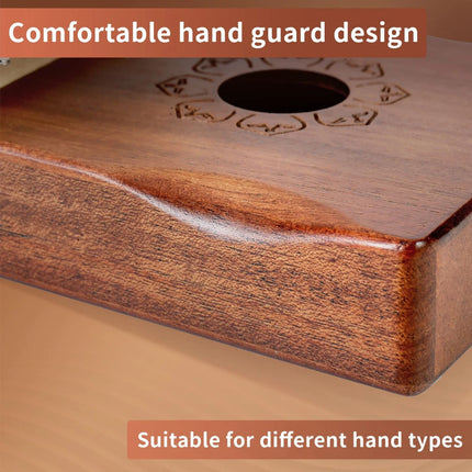 17 key Thumb Piano Mbira Mahogany Africa Finger Percussion Instrument