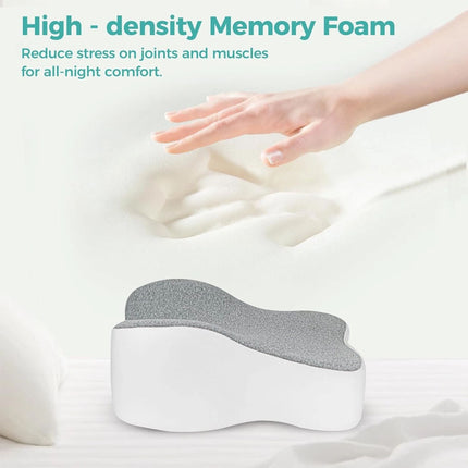 Premium Leg Pillow Foam Memory Leg and Knee Pain Relief Pillow for Side Sleeping
