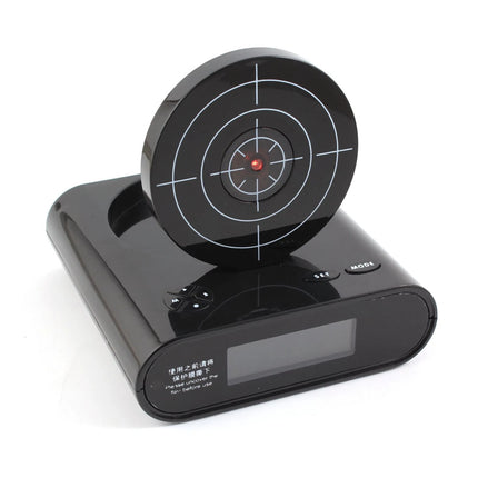Laser Target  Shoot to Stop Game Alarm Clock LCD Screen Target Toys Gifts AU