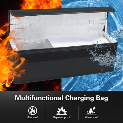 Electric Bicycle E-Bike Battery Cover Waterproof Bag With Side Charging Opening