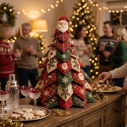 Handcraft DIY Quilted Christmas Tree Kit Tabletop Decor‘