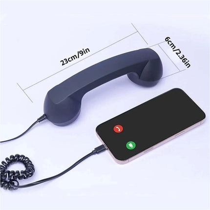 1Pcs Type C Retro Telephone Handset Phone Receiver for Type C Smartphones