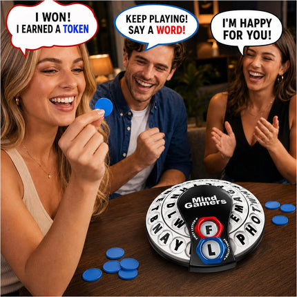 Word Game Family Board Game Fun Fast-Paced Puzzle Game Xmas Gift