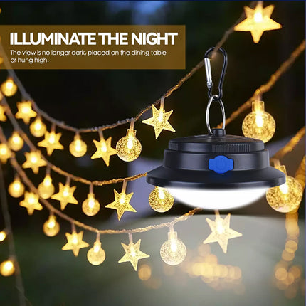 Brillar Camping Pendant Light LED Lantern Tent Lamp Battery 3 Lighting Modes