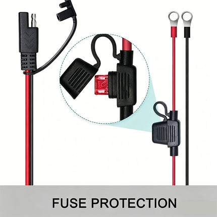 Automatic Battery Charger Maintainer Trickle for Car & Motorcycle 6V 12V 1.5A