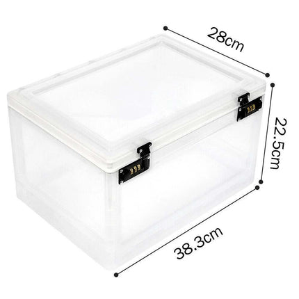 Medicine Twin Lock Box Fridge Lockable Box Food Storage Childproof Home