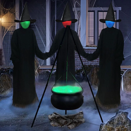 Halloween Decorations Witches Cauldron Outdoor Large Halloween Decor on Trip