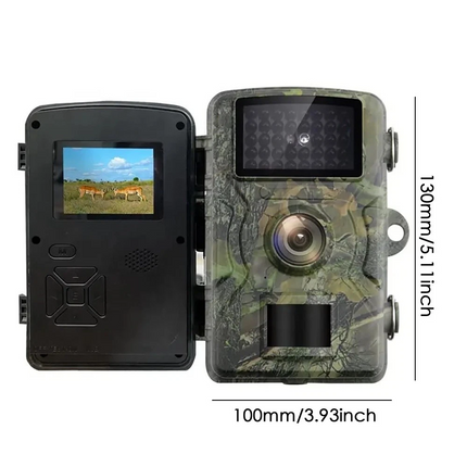 Hunting Trail Camera Wildlife Game 24MP 1440P Night Vision Outdoor Security Cam