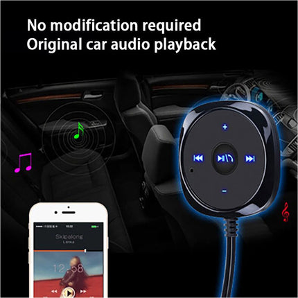 Bluetooth Car Adapter 3.5mm AUX Adapter Wireless Stereo Audio Music Receiver