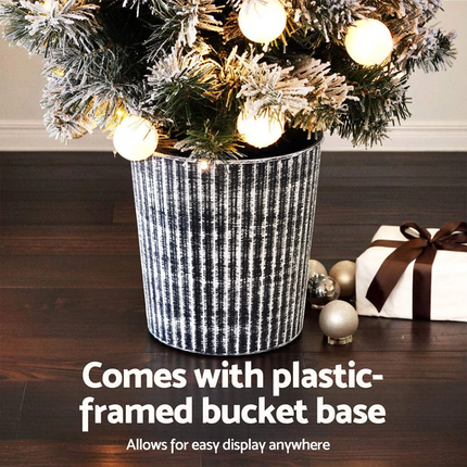 Festival Decorations Christmas Tree 1.2M Potted Snowy Xmas Tree