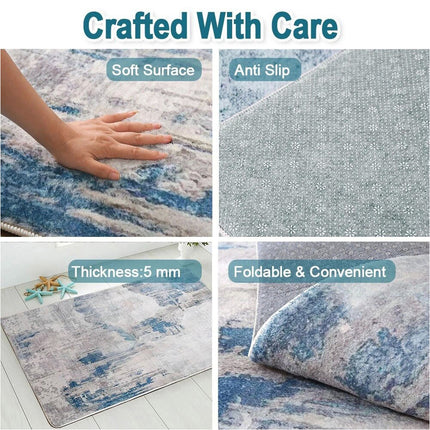200x300cm Area Rugs Carpet Rug Mats Soft Floor Rugs for Living Room Bedroom Kitchen Indoor