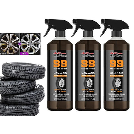 3x Brake Bomber Wheel Cleaner Powerful Non-Acid Truck&Car Wheel Cleaner Spray