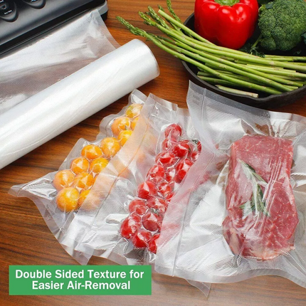 Food Vacuum Sealer Bags Rolls Vaccum Food Storage Saver Seal Bag Pack 5 Rolls 20cm*6m