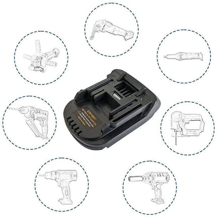 Battery Adapter For Ozito 18V Li-ion Convert to For Makita 18V Cordless Tool