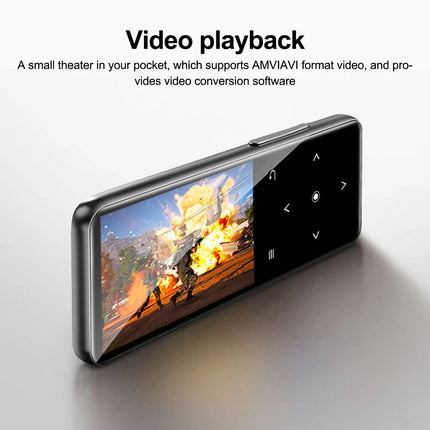 Portable Bluetooth MP3 MP4 Player HIFI Video Music Player Sport FM Radio Recorder