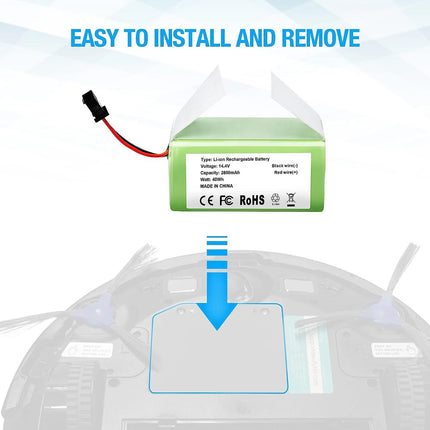 Replacement Battery for Eufy RoboVac 35C 11 11S MAX 12 15 2800mAh Li-ion Battery