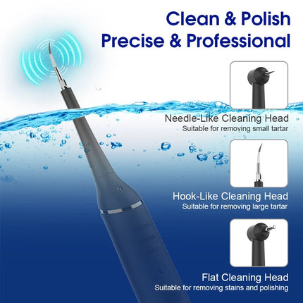 Ultrasonic Tooth Cleaner Teeth Tartar Whitening Set Dental Scaler Plaque Remover
