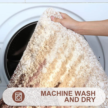 Luxury Bath Rug Mat Bathroom Set Non-Slip Plush Carpet Extra Soft and Absorbent