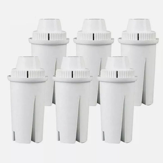 6 Pack Replacement for Brita Classic Pitcher Water Filter Pitcher for Drinking