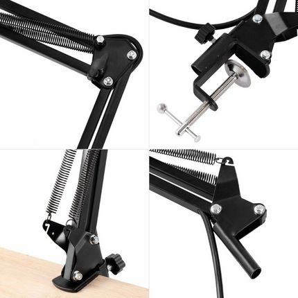 BM800 Condenser Microphone Kit Studio Suspension Boom Scissor Arm Stand Sound