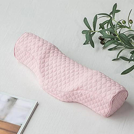 Orthopedic Memory Foam Cervical Neck Pillow for Sleep Support Slow Rebound Pink