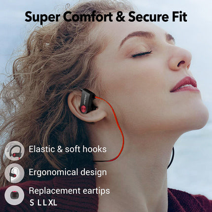 Bluetooth 5.3 Earphones Wireless Ear Hook Sweatproof Sports Earbuds