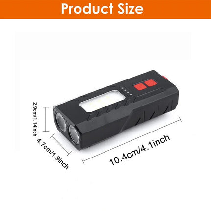 Waterproof Bicycle Bike Lights Front Rear Tail Light Lamp USB Rechargeable IPX4