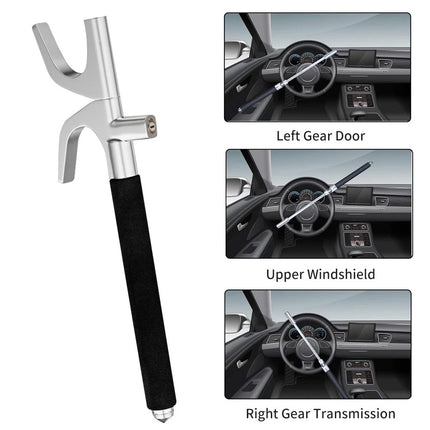 Car Steering Wheel Lock Anti Theft Security Wheel Clamp Extendable Heavy Duty