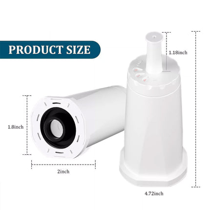 4X Water Filter Compatible For Breville Bes990 BES920BSS BES980 Bes008 Espresso Coffee